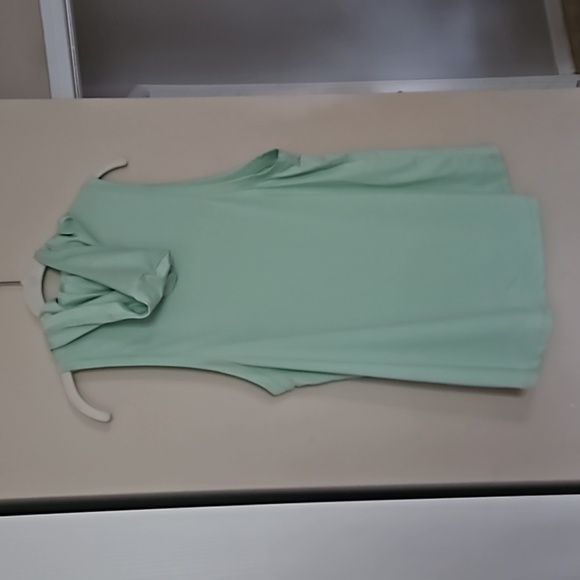 CALI Sport Muscle Tee Hoodie  "POWERFUL", Mint Green- Medium, NWOT - Picture 4 of 7